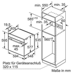 Встраиваемый духовой шкаф Bosch Accent Line HRG978NB1, чёрный