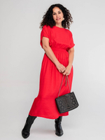 Платье женское летнее длинное из вискозы (повседневное, пляжное, городское)