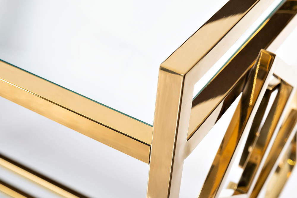 Стол-тележка сервировочная Garda Decor GY-CRT8164GOLD