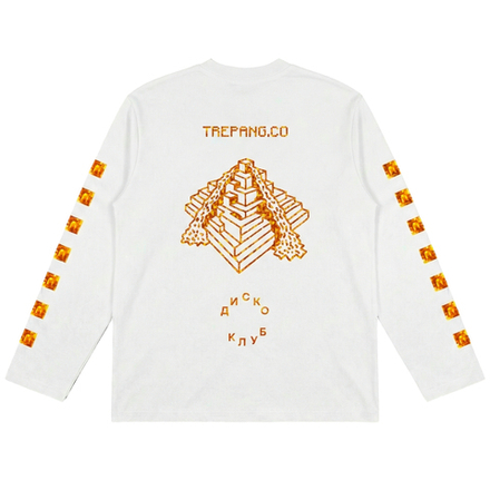 Лонгслив Диско Клуб x Winline x Trepang.co белый