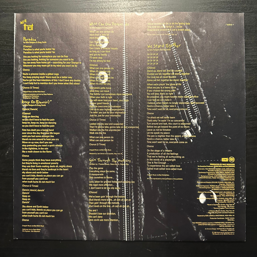 Diana - Workin' Overtime (Европа 1987г.)