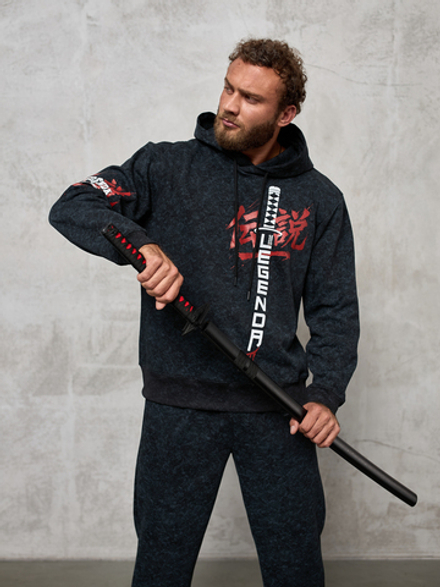 Толстовка демисезонная мужская LEGENDA Меч черная