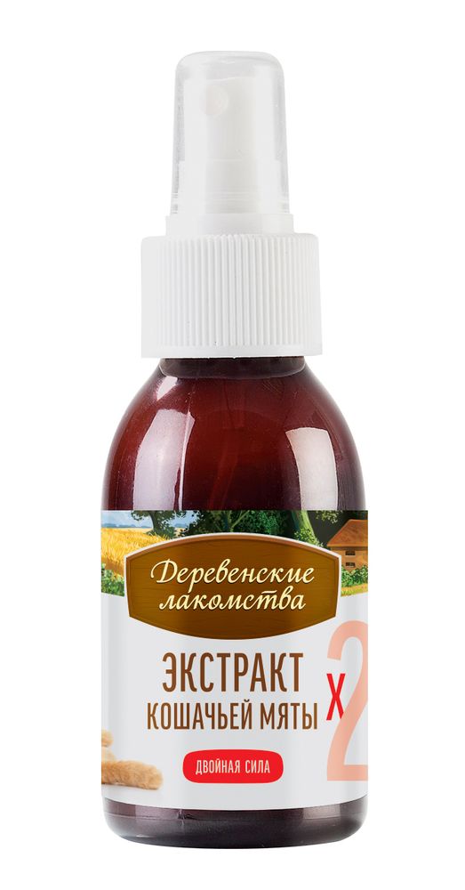 Деревенские Лакомства для кошек кошачья мята экстракт 100 мл.