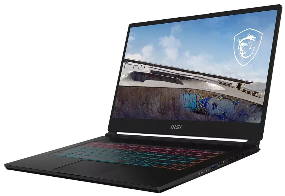 Ноутбук MSI Stealth 17M A12UEK, Core i5-1240P,1.7 GHz,17.3" FHD (1920*1080),144Hz,DDR4 16GB (8GB*2),512GB M.2 PCIe SSD,RTX3060 Max-Q GDDR6 6GB,Core Black,1y,Win11Home 9S7-17R111-041