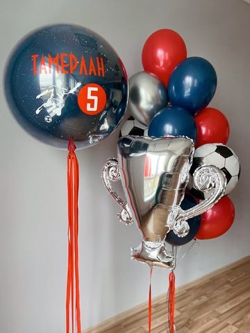 Шары на 5 лет мальчику набор футбол