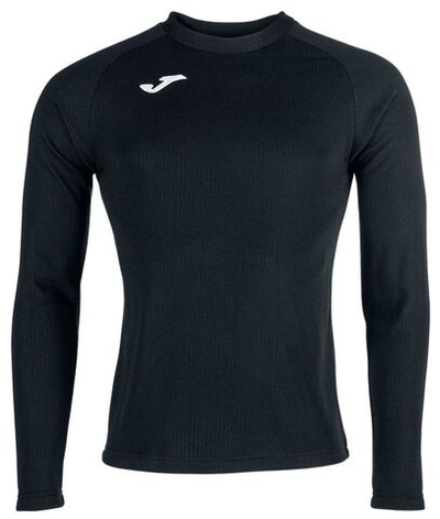 Теннисная футболка Joma Brama Fleece Long Sleeve - Black