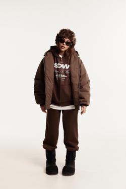 Jacket Peach Brown