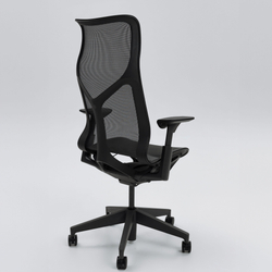 Кресло Herman Miller Cosm, высокая спинка, цвет Graphite, регулируемые подлокотники