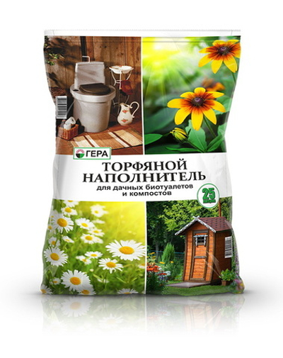 Торфяной наполнитель 25 л Гера