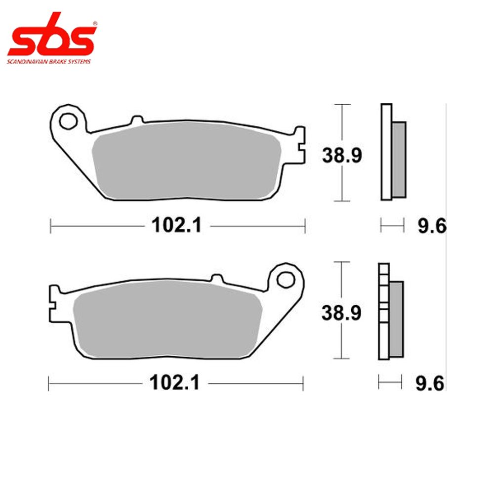 SBS 700HS тормозные колодки передние