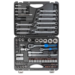 Набор инструментов 82+6пр. Premium 1/4''(12гр.) 1/2''(сорв.гр.) Forsage F-4821-7 PREMIUM