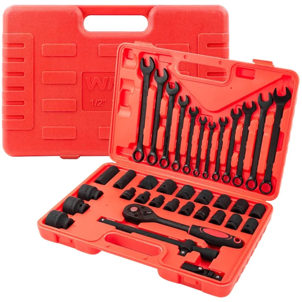 Набор инструментов ударных 37пр.1/2''(6гр.)(8-32мм) WMC TOOLS WMC-4037
