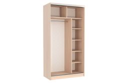 Шкаф-купе "Рио-7 600 Бабочки 2" (дуб сонома), ЛДСП 16 мм, Мебельсон