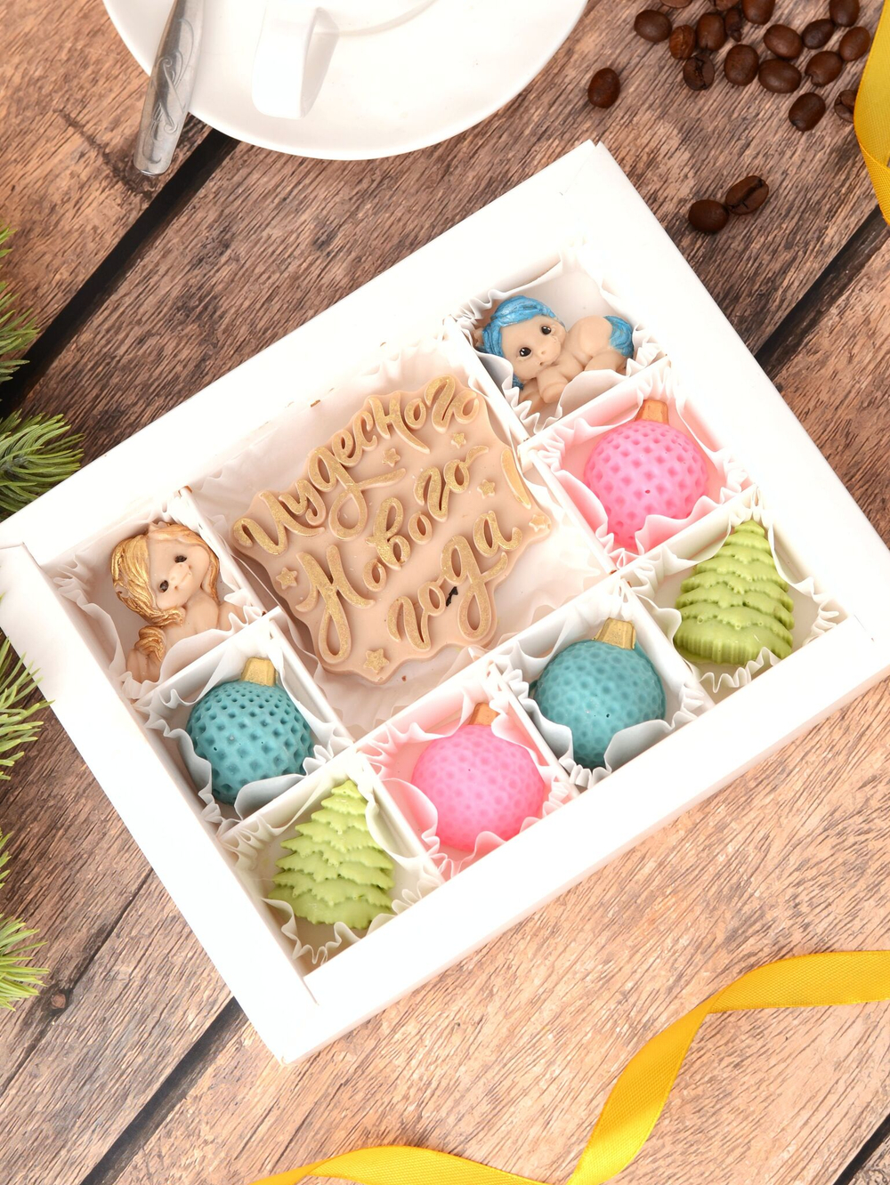 Подарок с символом года "Чудесного Нового Года" с лошадками #5