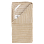 Набор из двух кухонных вафельных полотенец  бежевого цвета из коллекции essential, 50х70 см