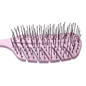 Массажная био-расческа для волос SOLOMEYA SCALP MASSAGE BIO HAIR BRUSH MINI PINK