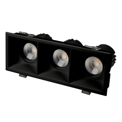 Светильник MS-FLOW-BUILT-S230x85-3x6W Warm3000 (BK, 38 deg, 230V) (Arlight, IP20 Металл, 5 лет) 061272