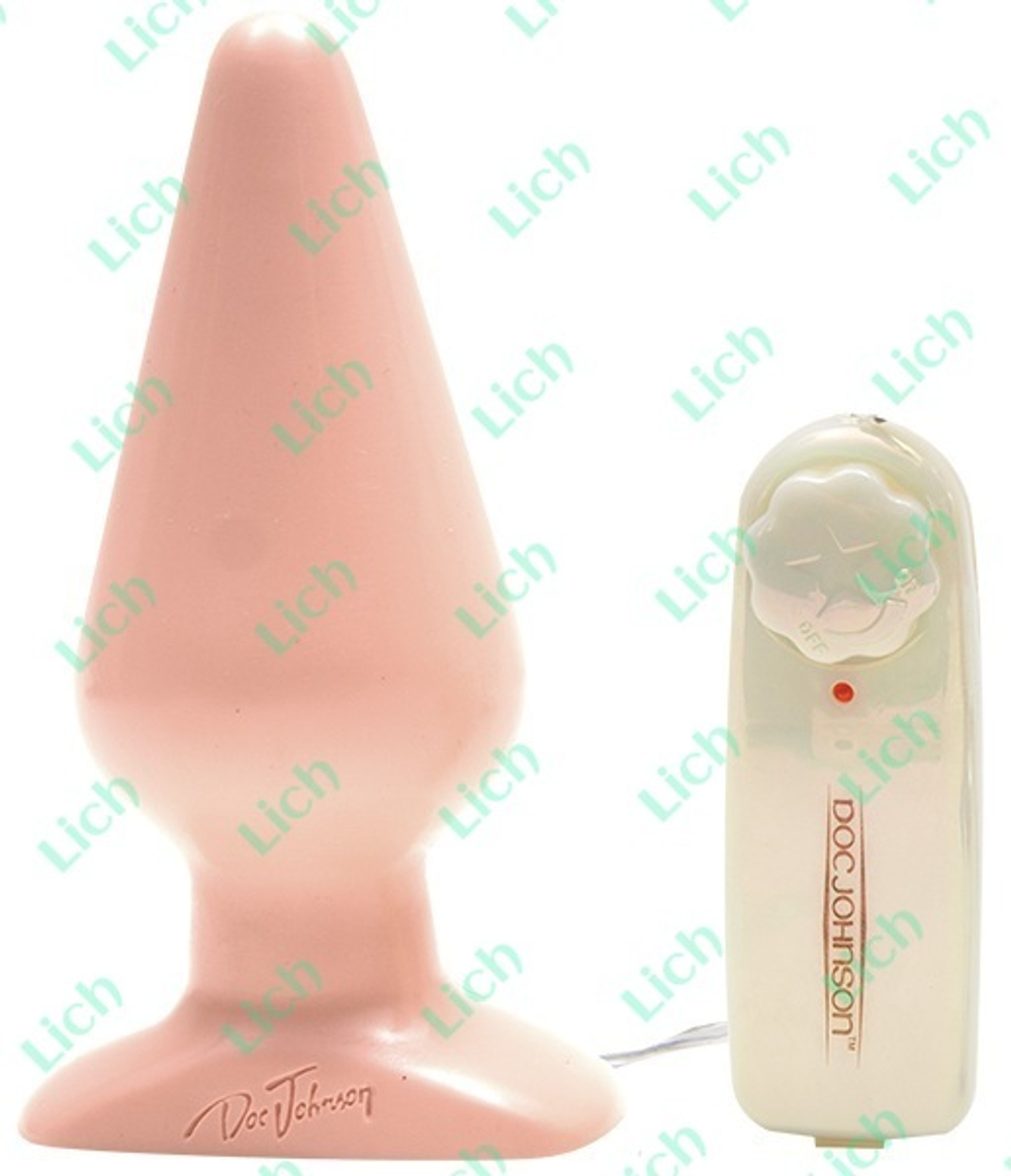 Анальная пробка с вибрацией EROTEMS LARGE