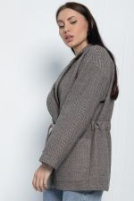 Пальто-пиджак (коричневое) Б11263 LT Collection