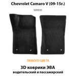 передние эва коврики в авто для chevrolet camaro v 09-15 от supervip