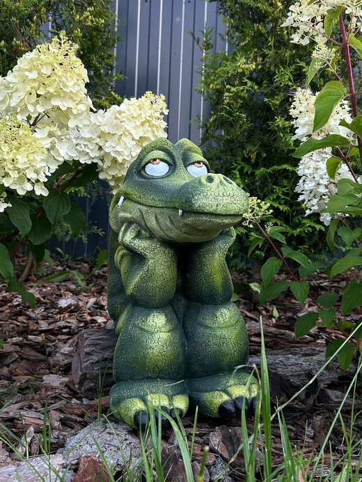 Садовая фигура Крокодил на бревнышке Закупка М47 апрель 2026