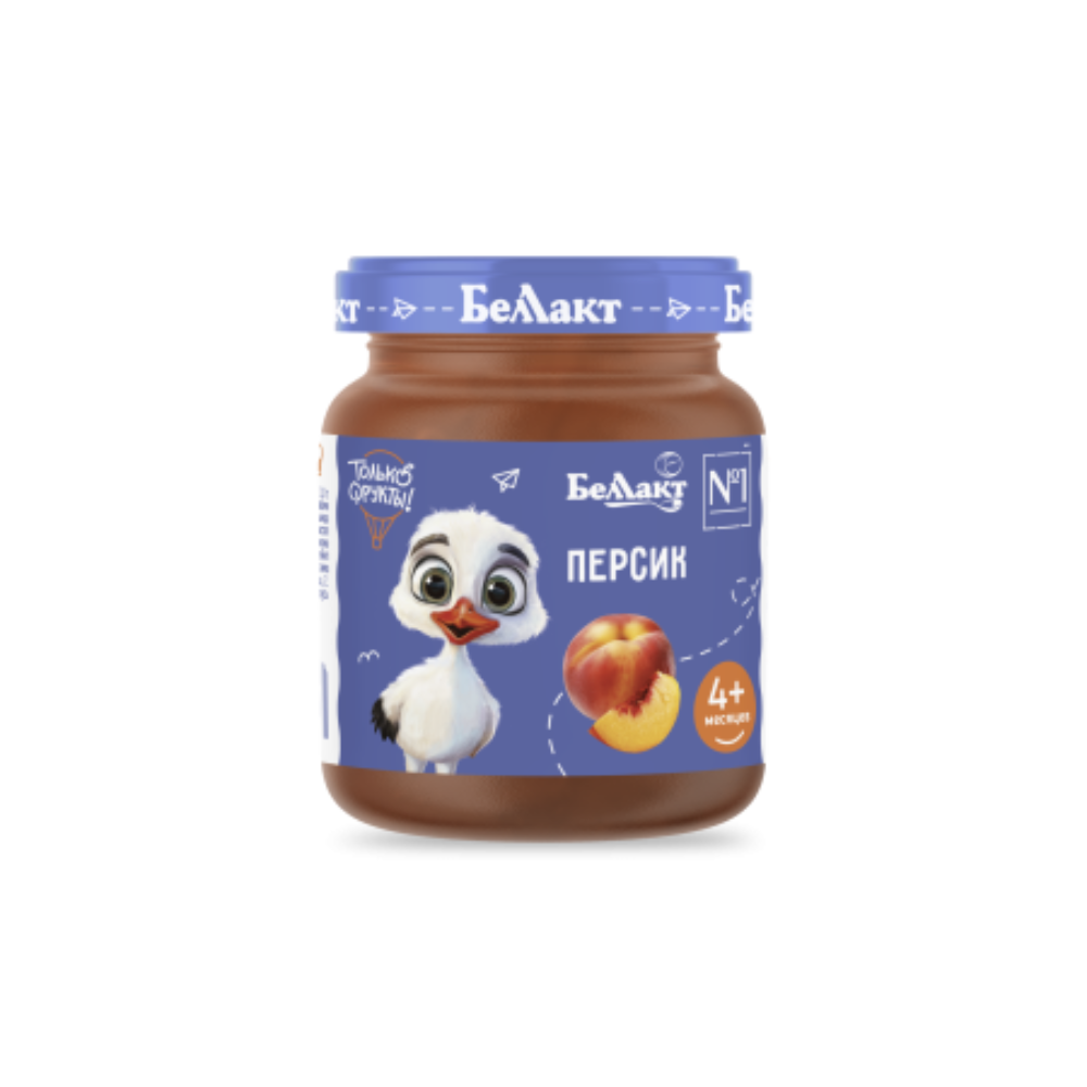 Пюре БеЛакт Персик 100 гр