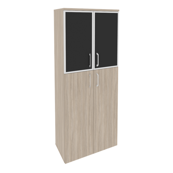 Оникс Шкаф высокий широкий O.ST-1.7 R black  800*420*1977