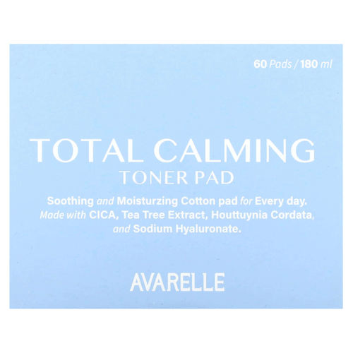 Avarelle, Тоник Total Calming, 60 подушечек, 180 мл