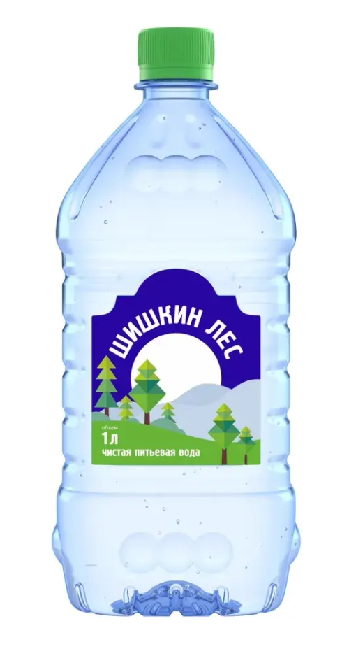 Вода негазированная Шишкин лес, 1 л