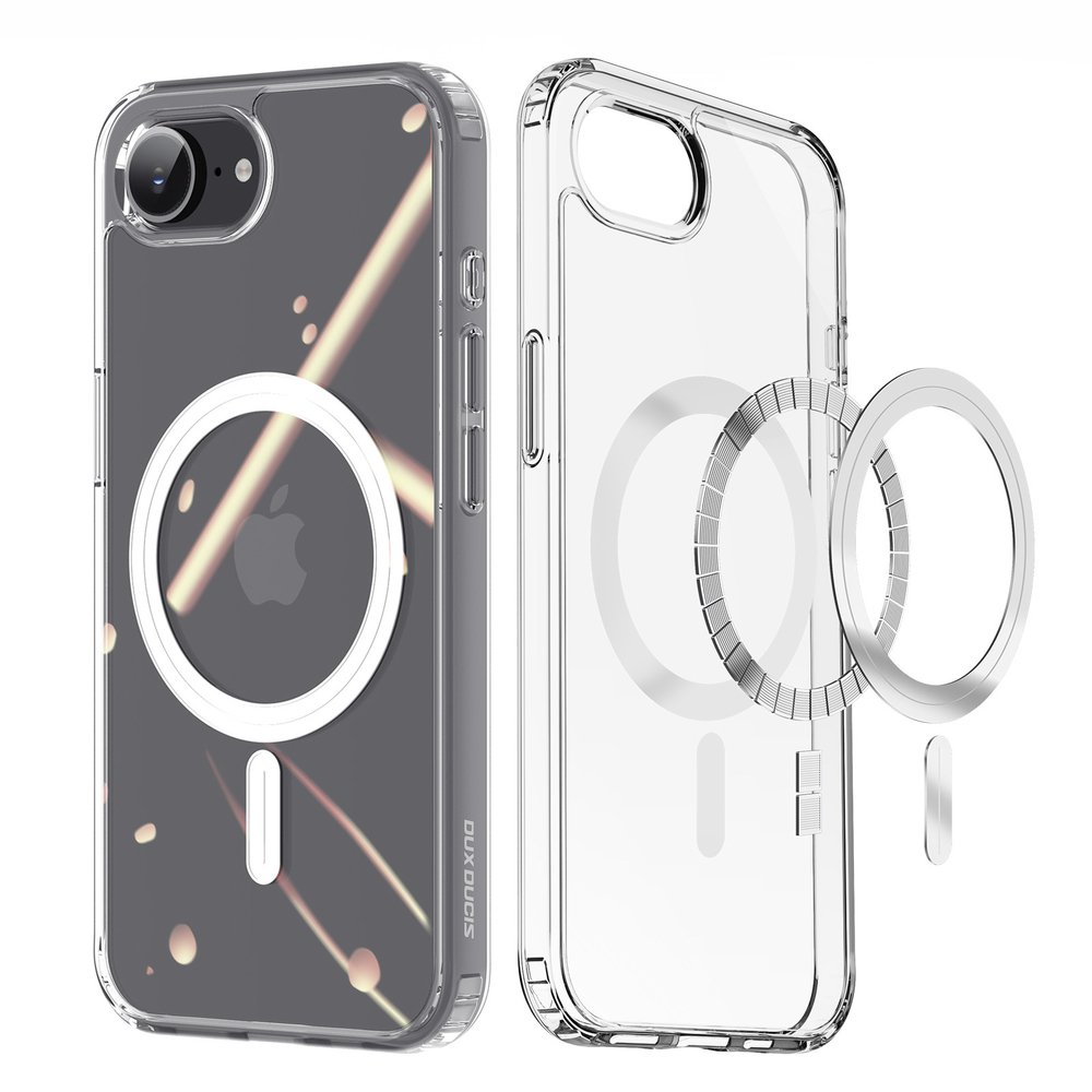 Усиленный прозрачный чехол с MagSafe от Dux Ducis для iPhone 16e, серия Clin Mag Series Case