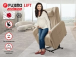 Кресло-реклайнер электрический с подъемом FUJIMO LIFT CHAIR Ваниль