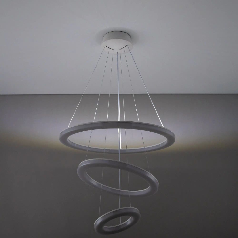 Citilux Электрон Смарт CL710A104S Умная люстра подвесная Белая