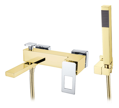 Смеситель для ванны Q GoldCR_Комплект