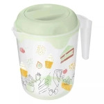 Кувшин для блендера (миксера) 2,0л, с декором, Зеленый