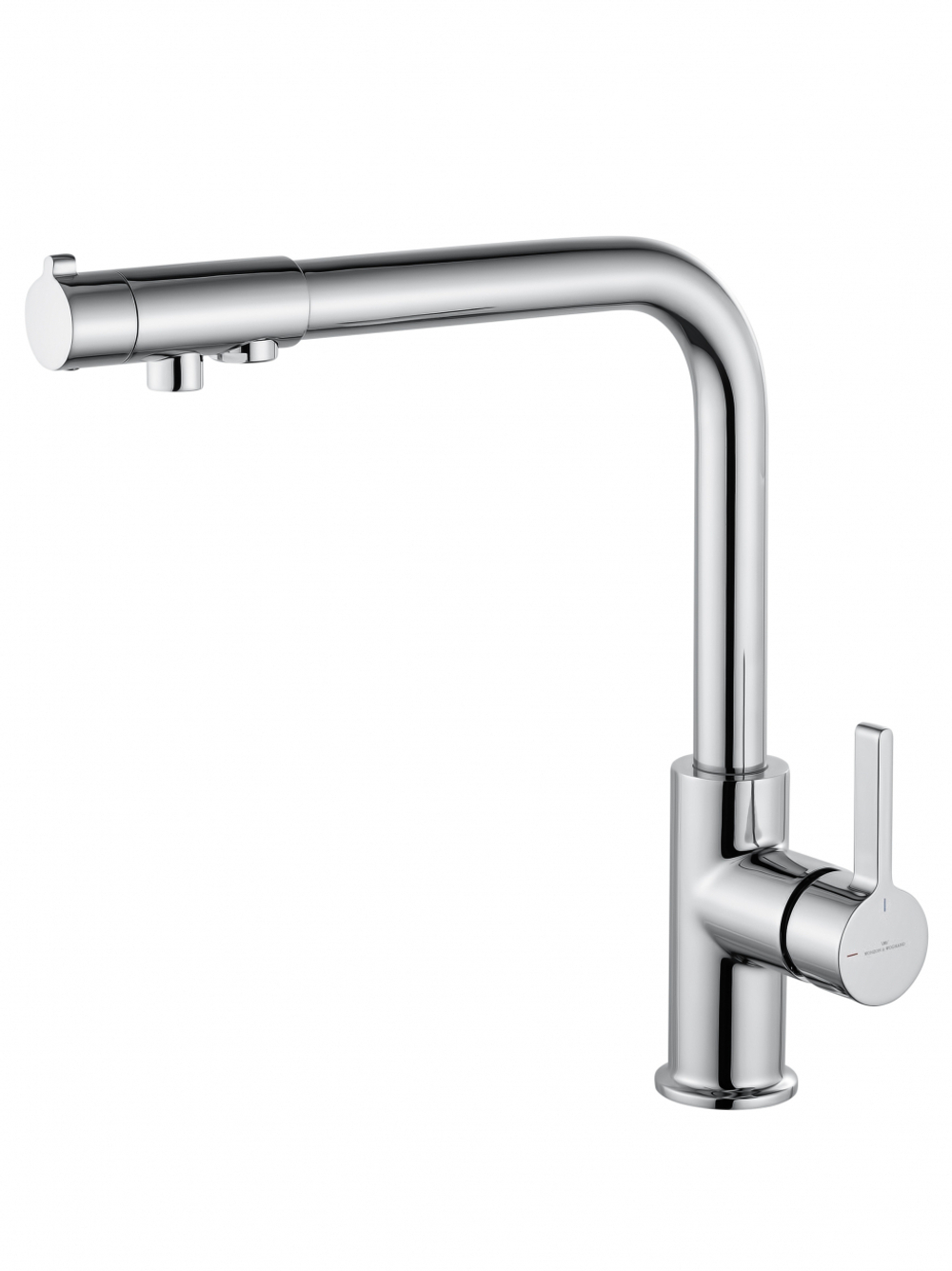 Смеситель для кухни c подключением фильтра WONZON & WOGHAND, Хром (WW-88458008-CR)