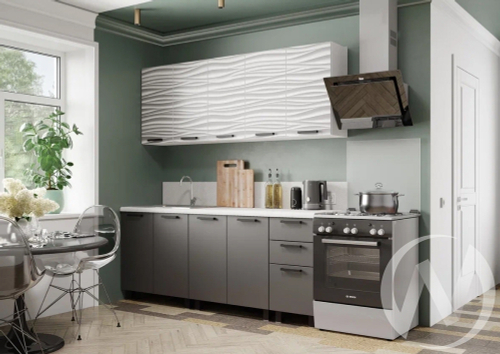 Кухня Рио 2;0 (белый/F02)