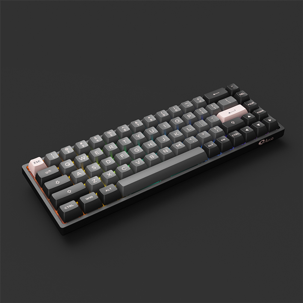 AKKO 3068B (Plus Edition, Black&Pink/3 Modes/RGB/Hot Swap/V3 Cream Yellow Switch)