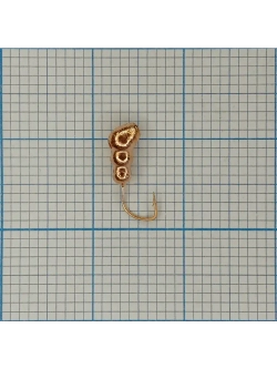 Мормышка вольфрамовая Муравей с отверстием