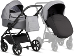 Детская коляска Tutis Leo 3 Plus 3 в 1 с автокреслом Beno Black 1582227 Stone Grey