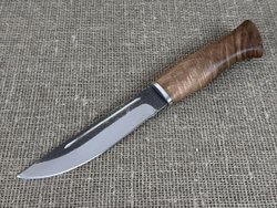 Финский нож Леуку, сталь 95Х18, рукоять орех