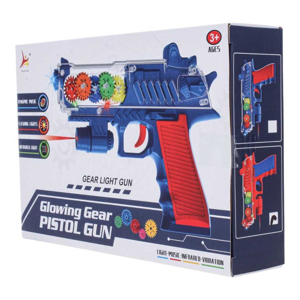 Пистолет на батарейках, коробка 3327-13A