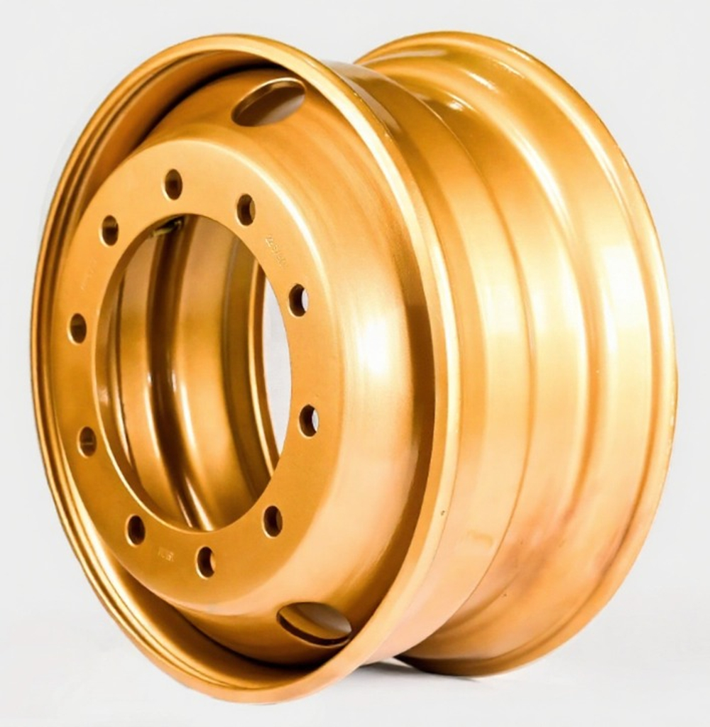 Диск 9.00/R22.5 10x335 26мм ET175 DIA281 5VH HEAVY GOLD 18мм KINGBRIDGE