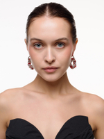 Серьги "Character New" Red Agate