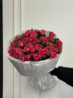 Букет моно из кустовых роз 9 шт