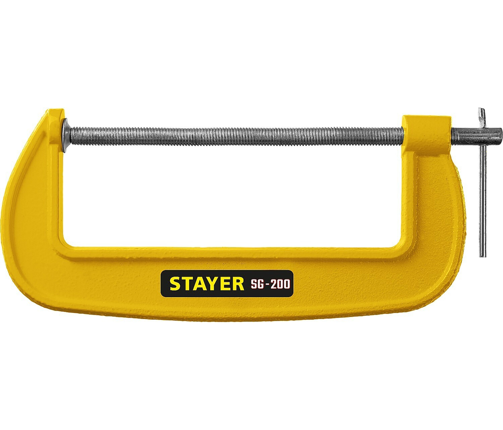 STAYER SG-200, 200 мм, чугунная струбцина G (3215-200)