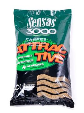Прикормка Sensas 3000 ATTRACTIVE Carp 1кг