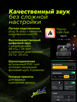 Микрофон петличный беспроводной Maono WAVE T5 COMBO