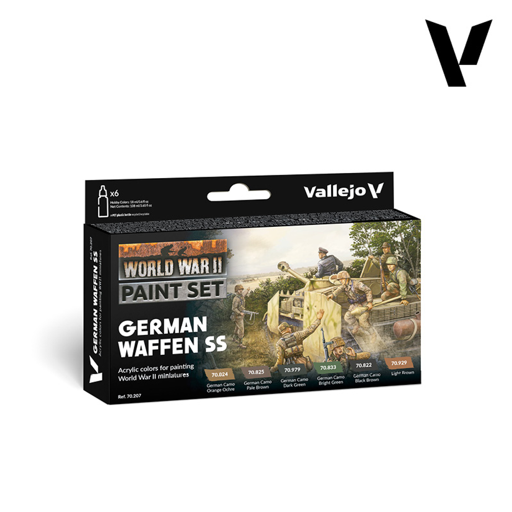 Model Color Set: WWII German Waffen SS (6) Model Color Set: WWII German Waffen SS (6)