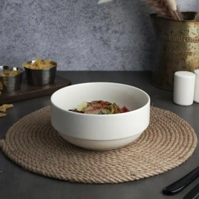 Салатник d=15см. h=7 см, v=700 мл, фарфор "NOBLE" серия "Fine Plus"