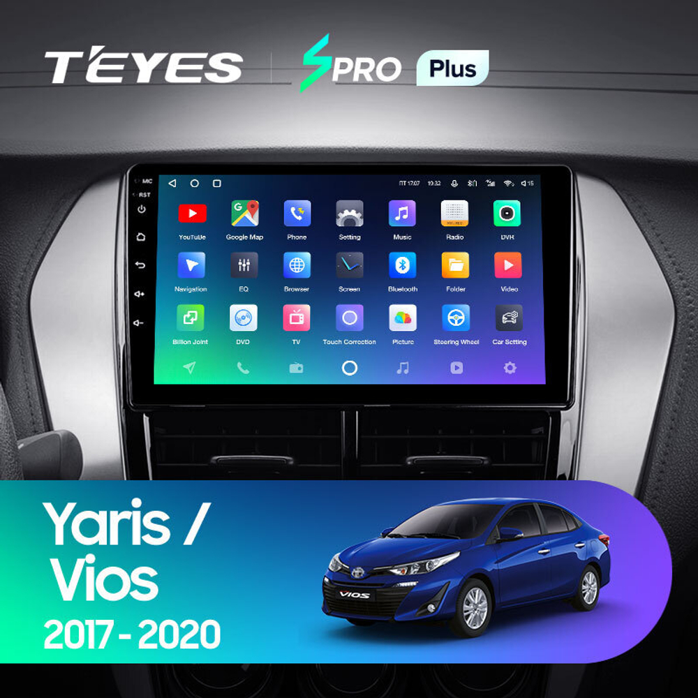 Teyes SPRO Plus 9" для Toyota Yaris, Vios 2017-2020